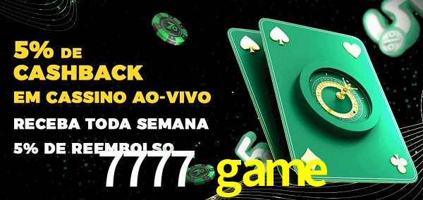 Promoções do cassino ao Vivo 7777 game